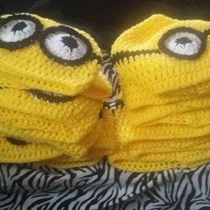 Despicable Me, Minion, INSPIRED, beanie, hat, halloween costume, cute, baby, gift (All sizes available!)
