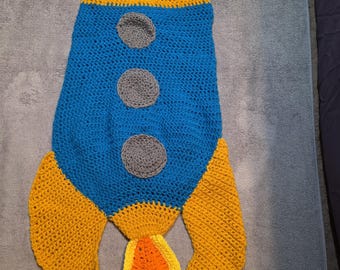Rocket ship sleeping bag blanket - All sizes