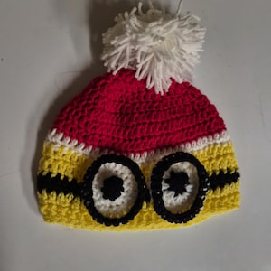 Despicable Me, Minion, INSPIRED, beanie, hat, halloween costume, cute, baby, gift (All sizes available!)