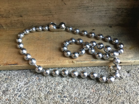Ball/Bead Necklace Chain- Stainless Steel