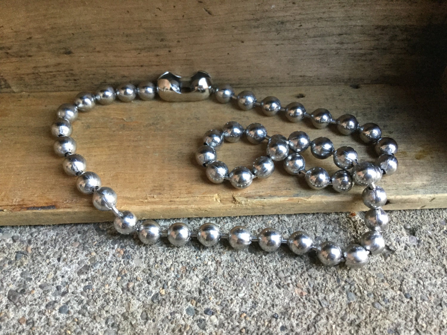 Chunky Ball Chain Necklace 18”