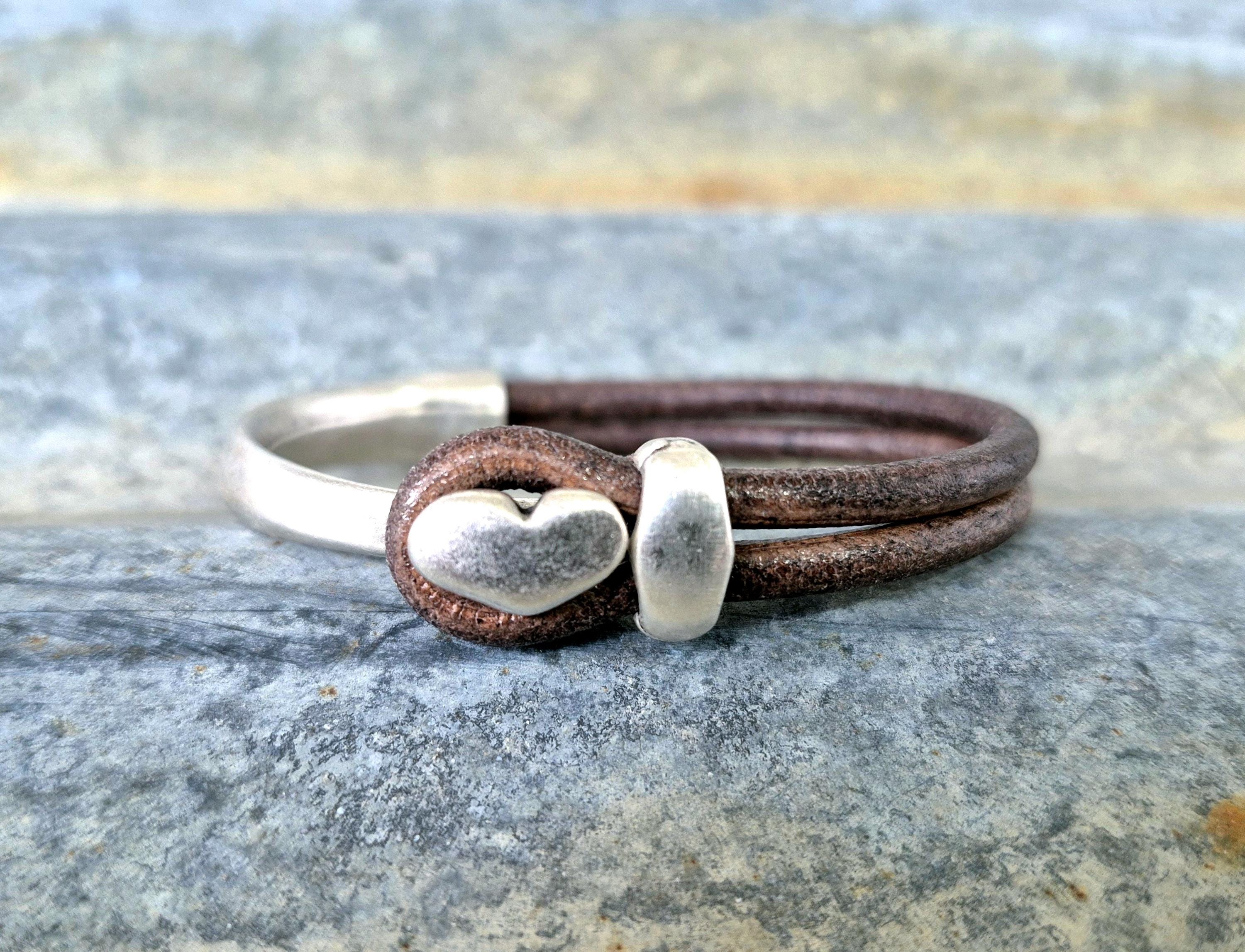 ブレスレット Numbering Wavy Heart Leather Cord Bracelet #5959 5BNY882 NUMBERING PS25 #5766 Wavy Heart Leather Cord Necklace #5959