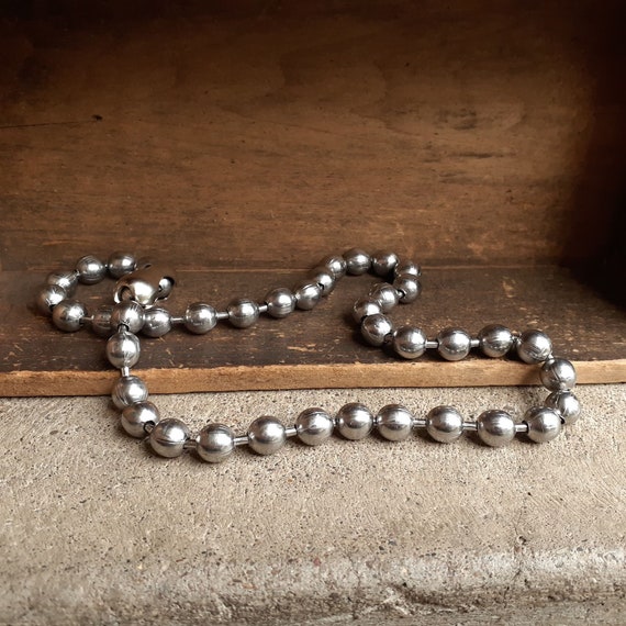 Metal ball necklace store