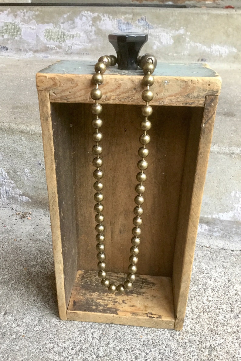 Chunky Solid BRASS Ball Chain Necklace 8mm Metal Beads Etsy