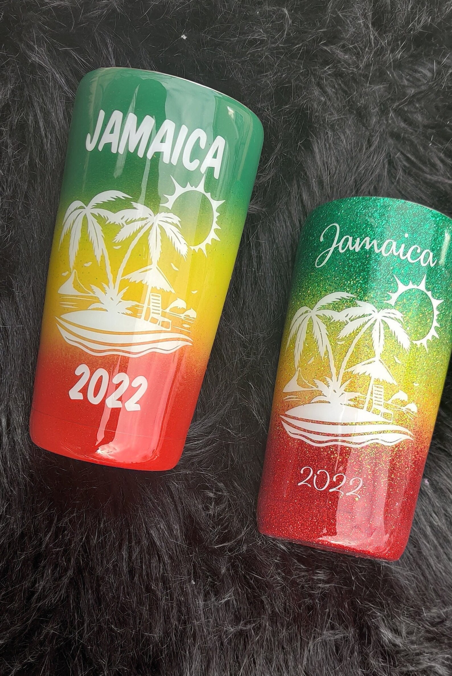 Jamaica Rasta Themed Doublewall Vacuumsealed Tumbler Etsy