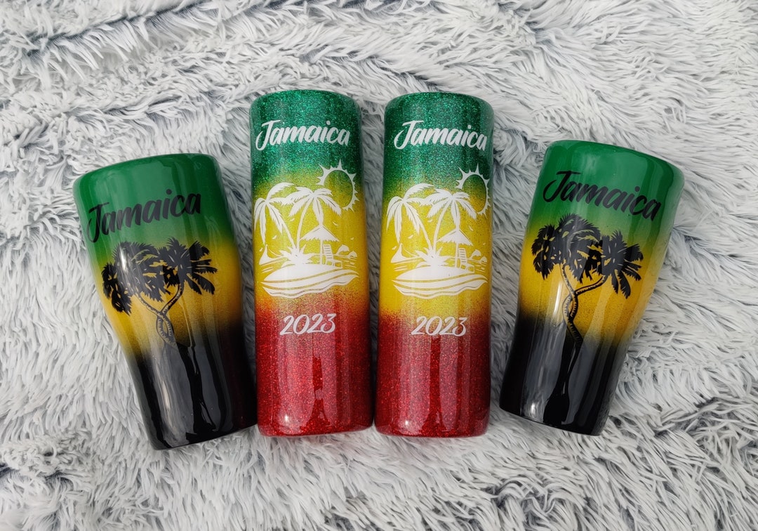 Jamaica Vacation Tumbler, Country Vacation, Summer Tumbler, Vacay Cup