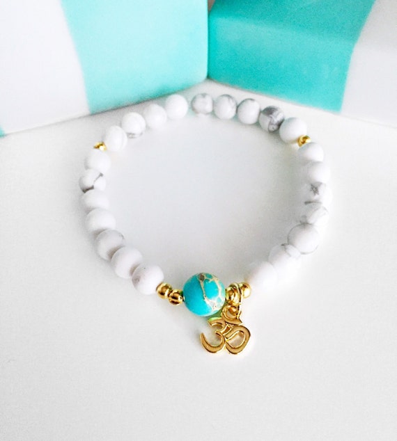 Mala Bracelet Wrist Mala Yoga Bracelet Healing Bracelet OM Etsy