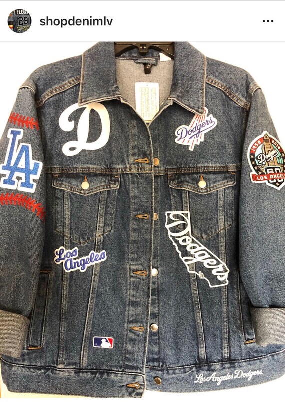 baseball jean jacket