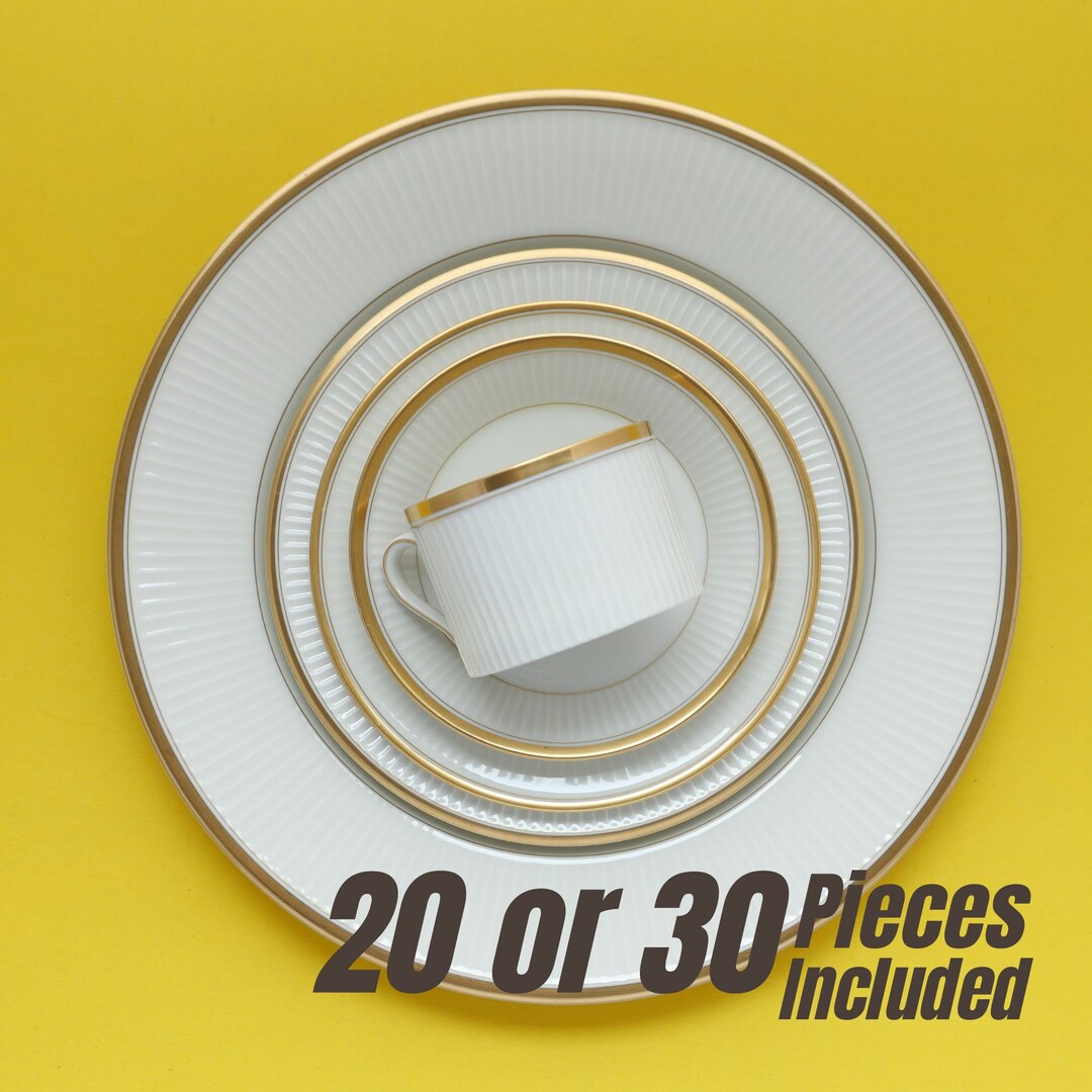 Vintage China Set for 4 or Dinnerware Set for 6 in Fitz and Floyd