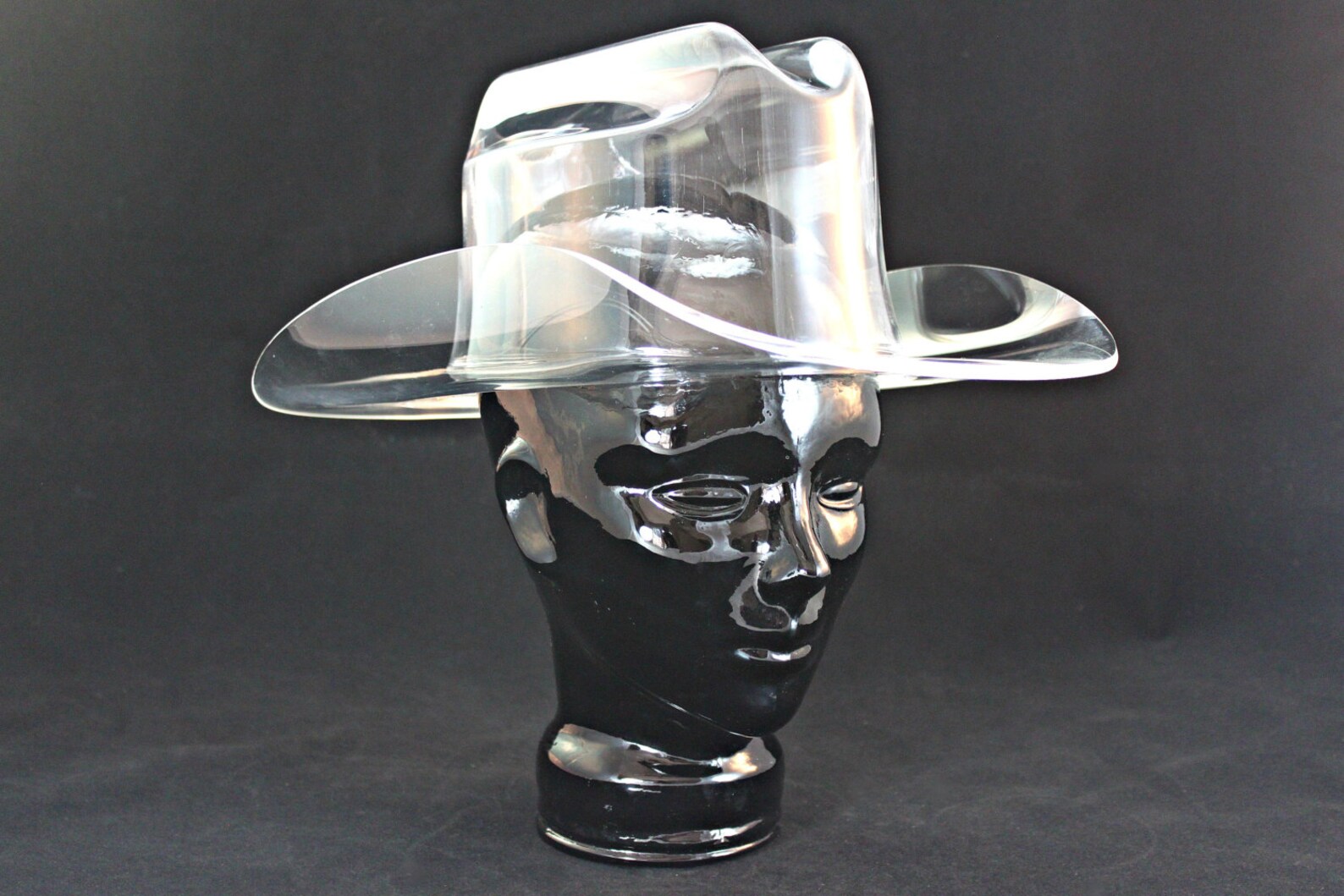 Clear Plastic Cowboy Hat Plexi Cowboy Hat Clear Plastic Etsy