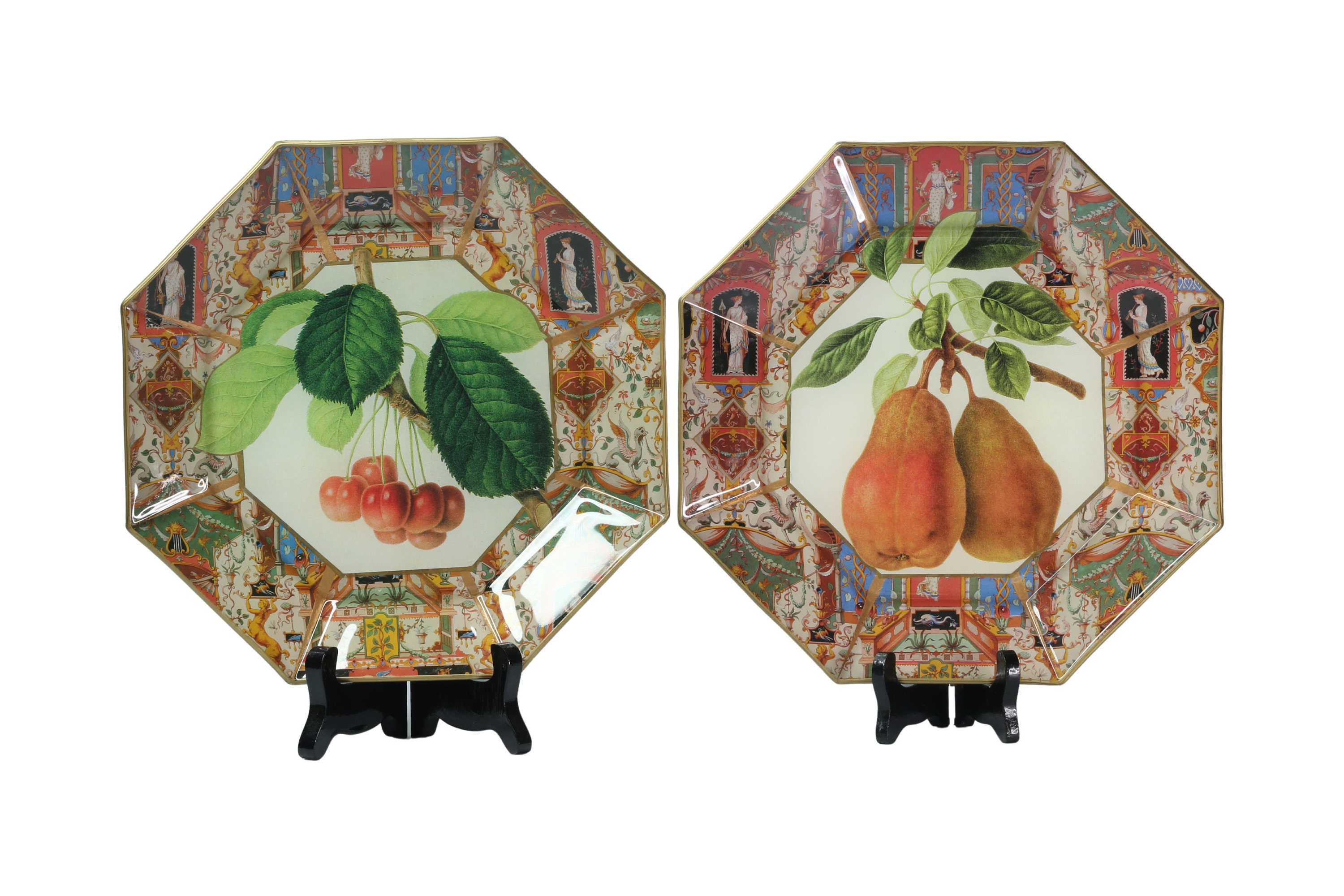 Sold at Auction: 8 Marye Kelley Decoupage Flower Plates