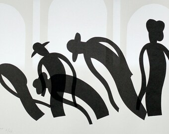 Ghosting - Obra de arte serigrafiada de edición limitada