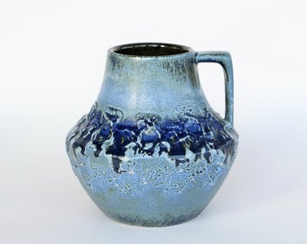 West German Mid Century Vase by ES Keramik Decor Unknown circa 1950s
