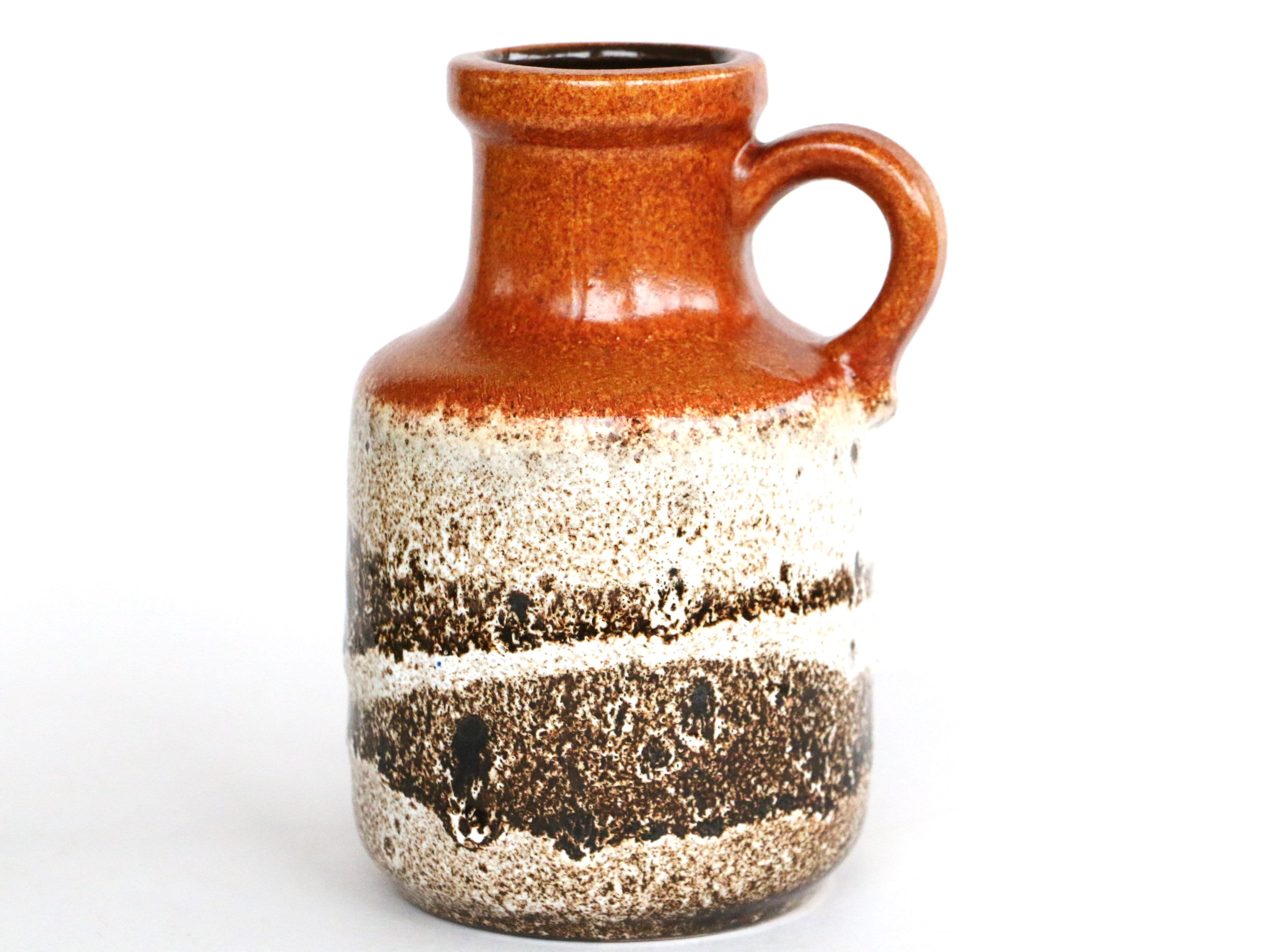 Reserved for S Scheurich 414-16 Lora Vase Fat Lava West German 