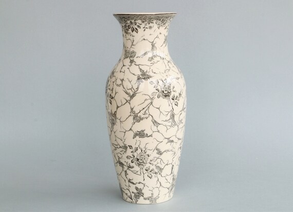 Villeroy Boch Alt Mettlacher Kupferstiche Vase West German Mid Etsy