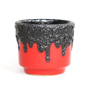 Fat Lava Planter: Mid-Century Modern West German Pottery