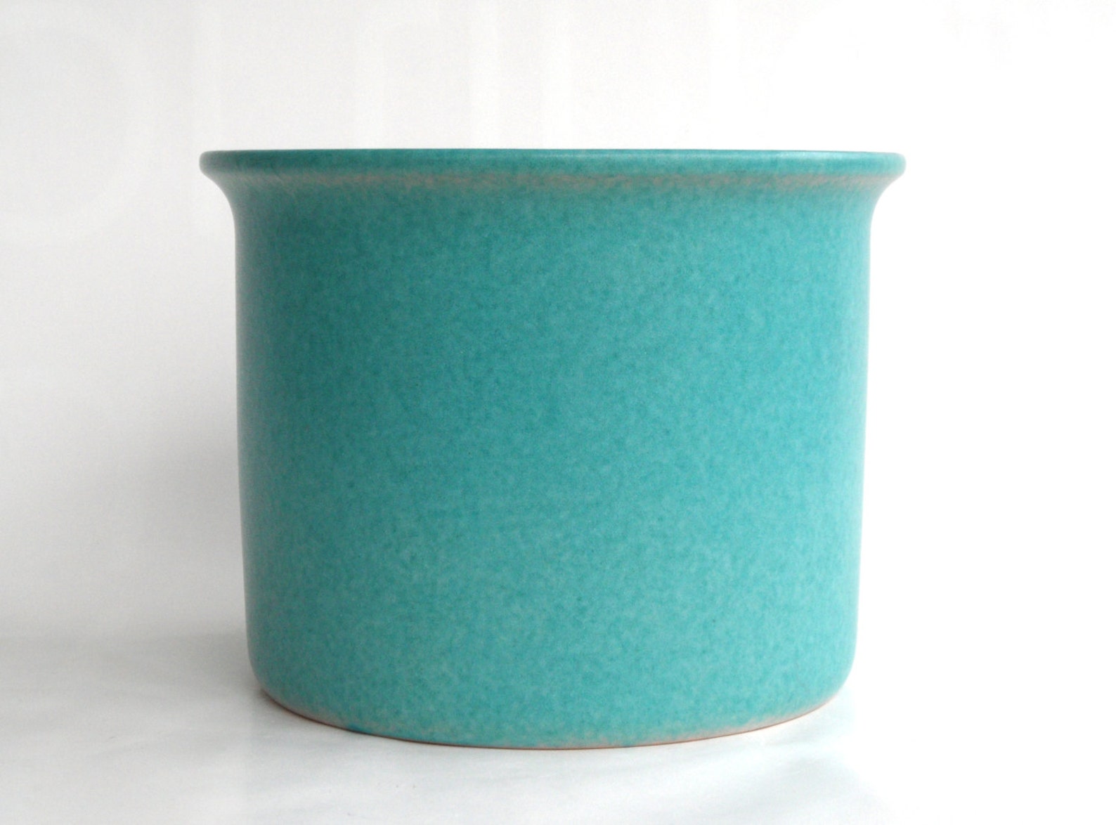 Large teal plant pot West German planter eighties pottery Etsy