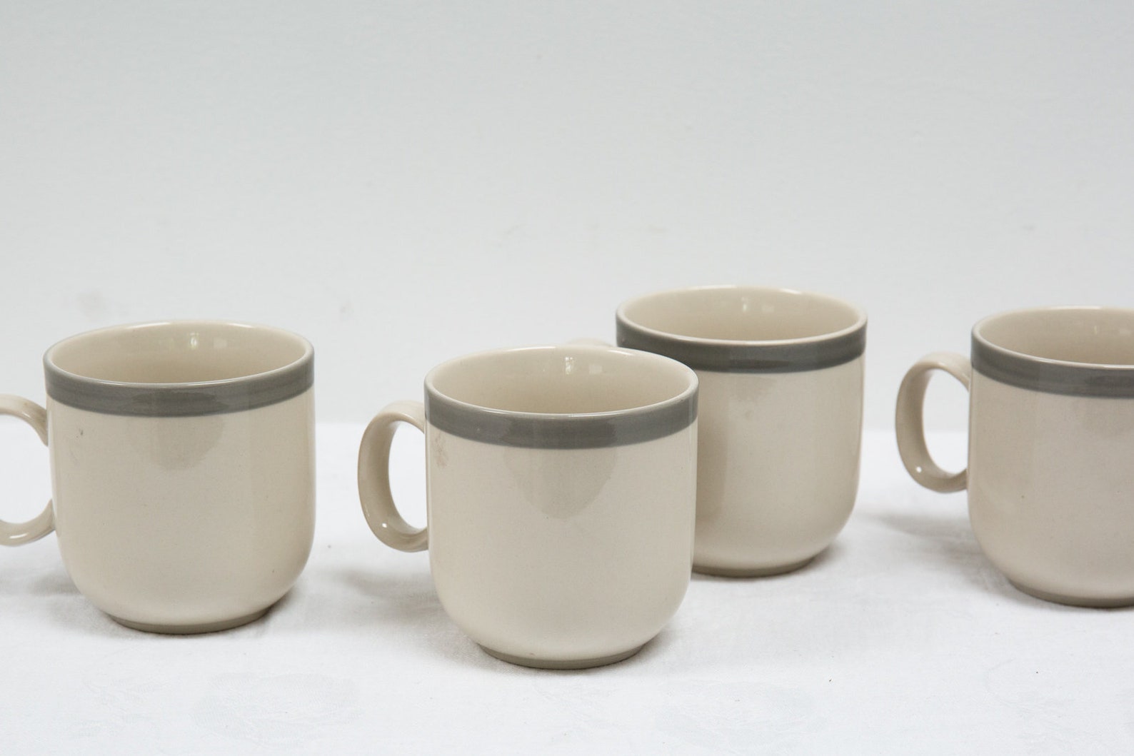 Vintage Simplicity Stoneware Mugs Set of 4 Made in Japan | Etsy