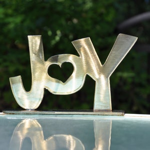 Peace Joy Love Hope Metal Shelf Sitter image 3