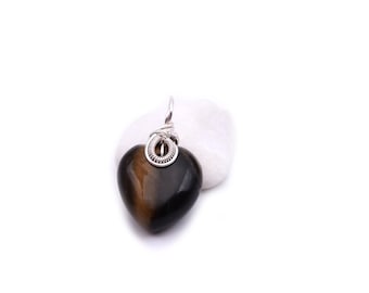 Tiger eye pendant,elegant handmade gift,