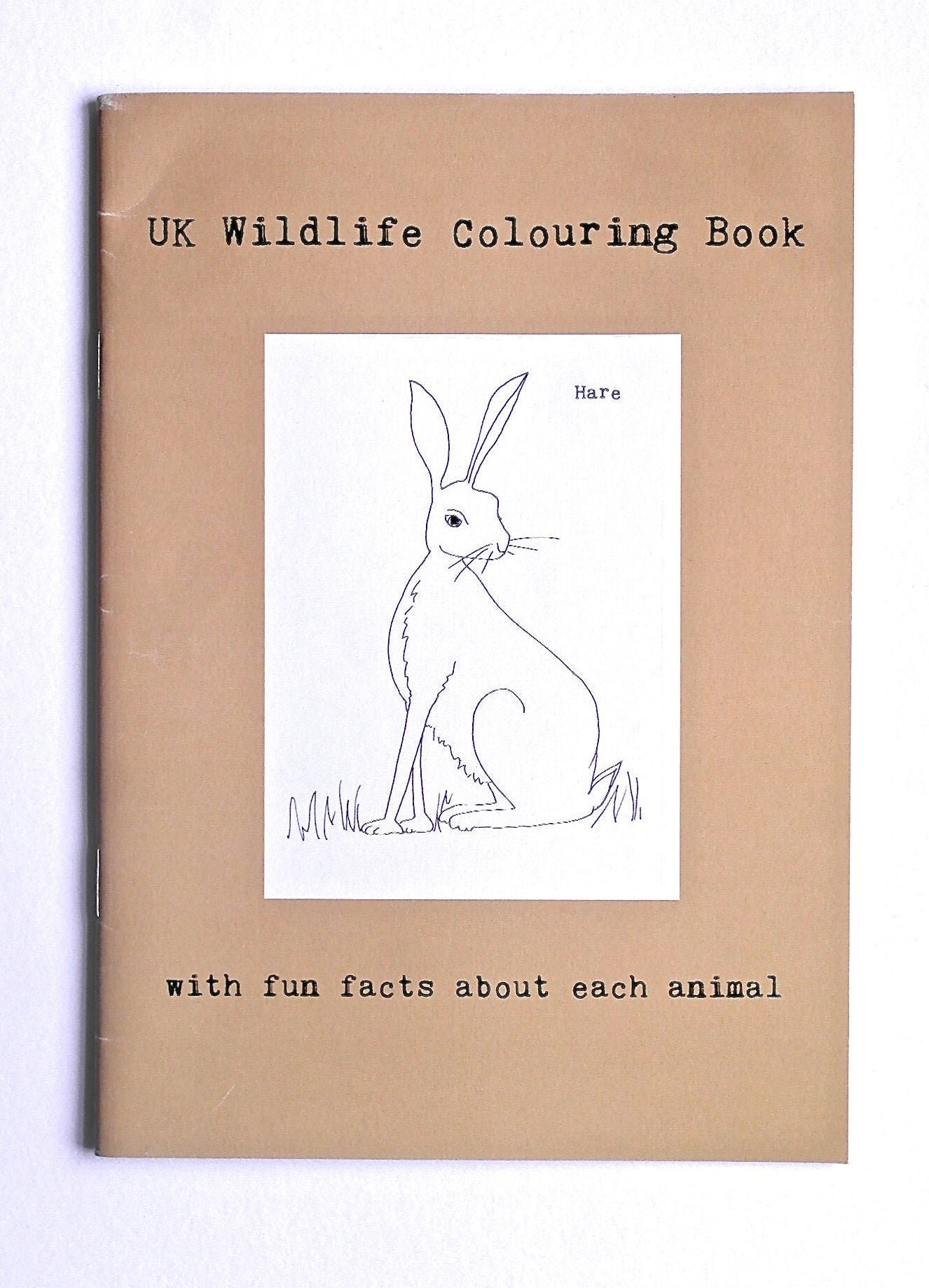 Download Wildlife Colouring Book Uk Wildlife Colouring Book Wildlife Etsy