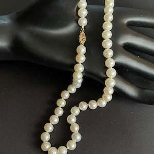 14k fic sale black pearl necklace