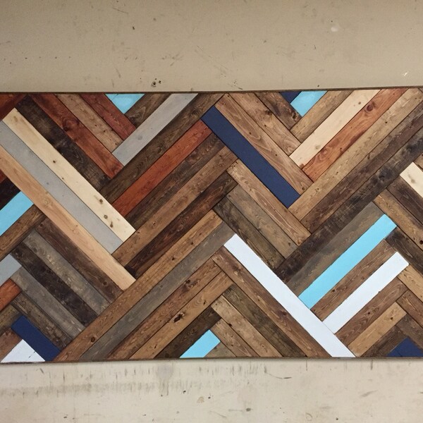 Queen size wood headboard