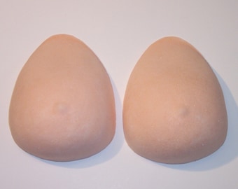 Size L Foam Breast Forms Pair (Large) C/D Cup Falsies Prosthetic Fake Boobs Cosplay/Crossplay MtF