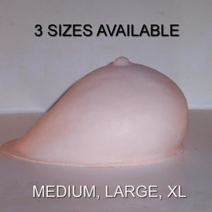 XL Breast Form, Size Extra Large Foam, 1 or 2 Piece Set Body Shaping (Cosplay/Crossplay, TG/CD, M2F Transformation)