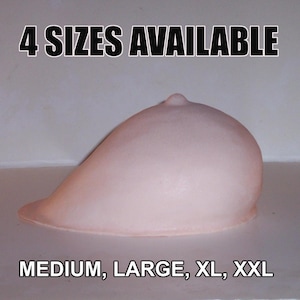 Prótesis de pecho XL, espuma extragrande, conjunto de 1 o 2 piezas para modelar el cuerpo (Cosplay/Crossplay, TG/CD, transformación M2F)