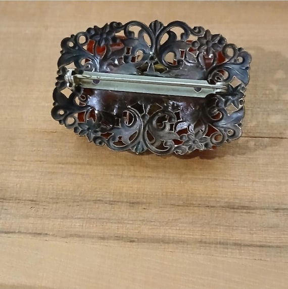 Rustic Horse Head Brooch - image 2