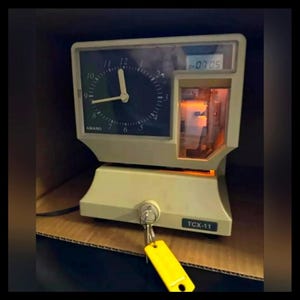 Working Time Clock with Key Model TCX-11