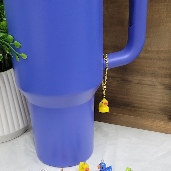 Stanley Duck Charms | Simple Modern Duck Charms | Fun Rubber Ducky Charms | Whimsical Mini Duck Charms | Backpack Charms | Lunchbox Charms |