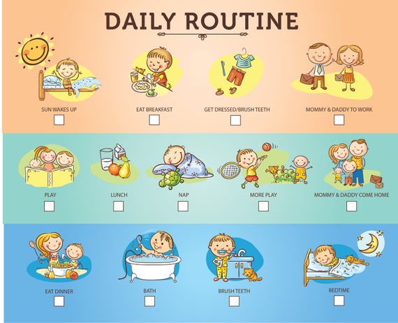 Toddler Daily Routine Chart