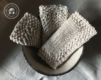 Knit Washcloth with Crochet Border, Vegan Dishcloths, Crochet Textured Washcloth, Handmade 100% Cotton Cloths, Made to Order Washcloths