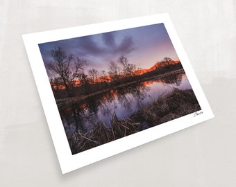 Purple Sunrise at Coke Lake State Park, Tennessee