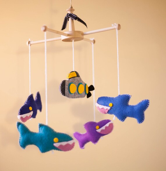 shark baby mobile