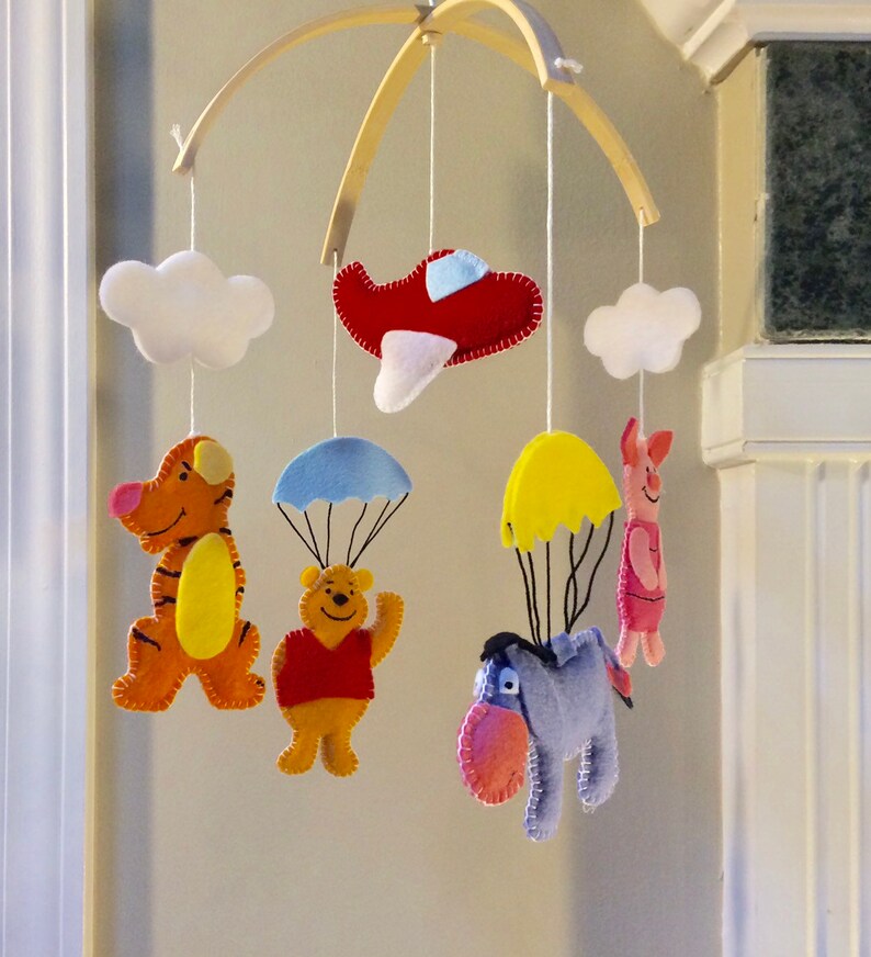 Winnie Pooh mobile Teddy Bear Mobile cot mobile crib Etsy