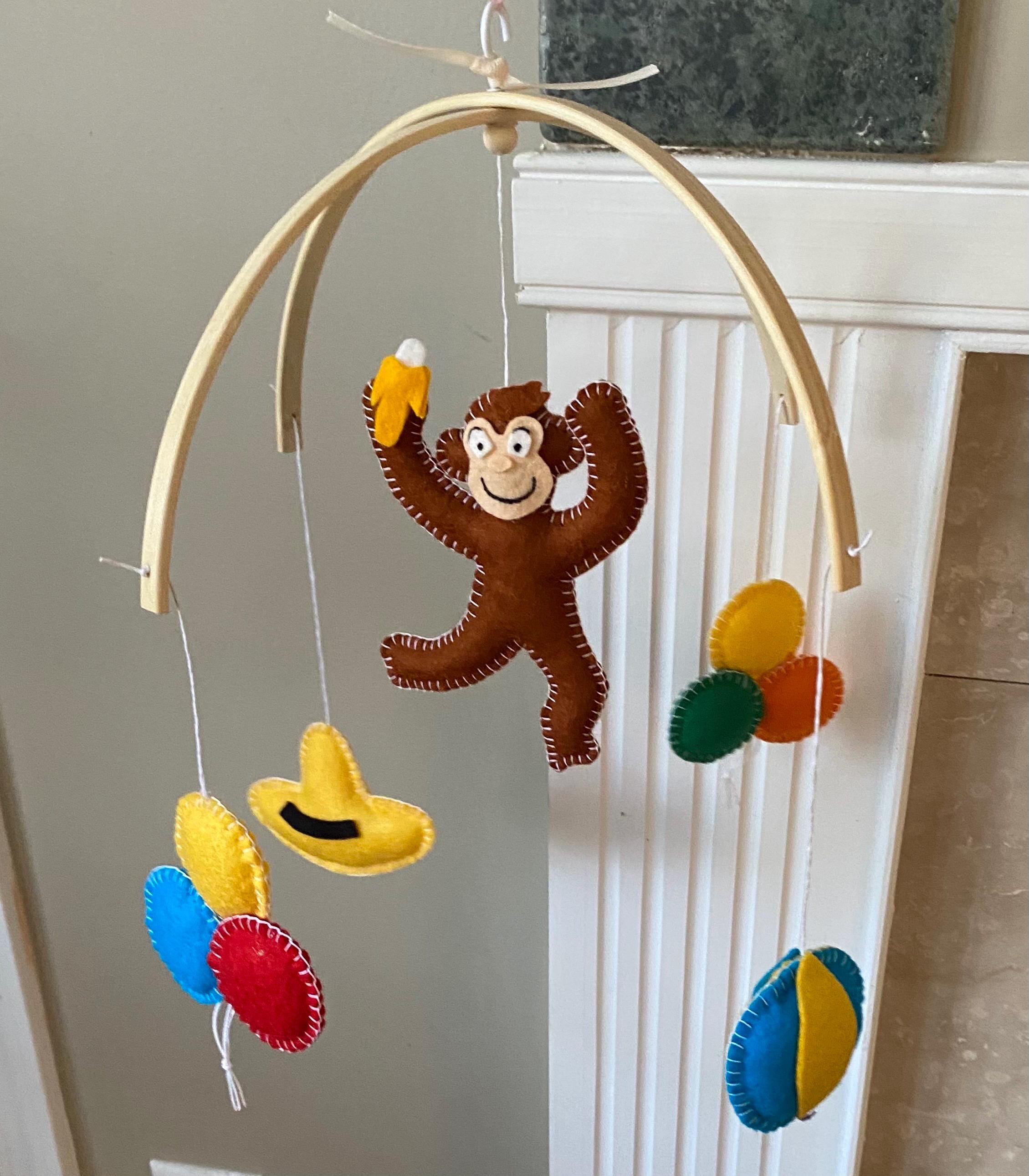 Curious George Nursery, Curious George Baby Mobile, Jungle Nursery