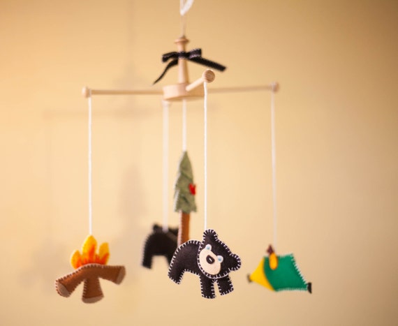 camping baby mobile
