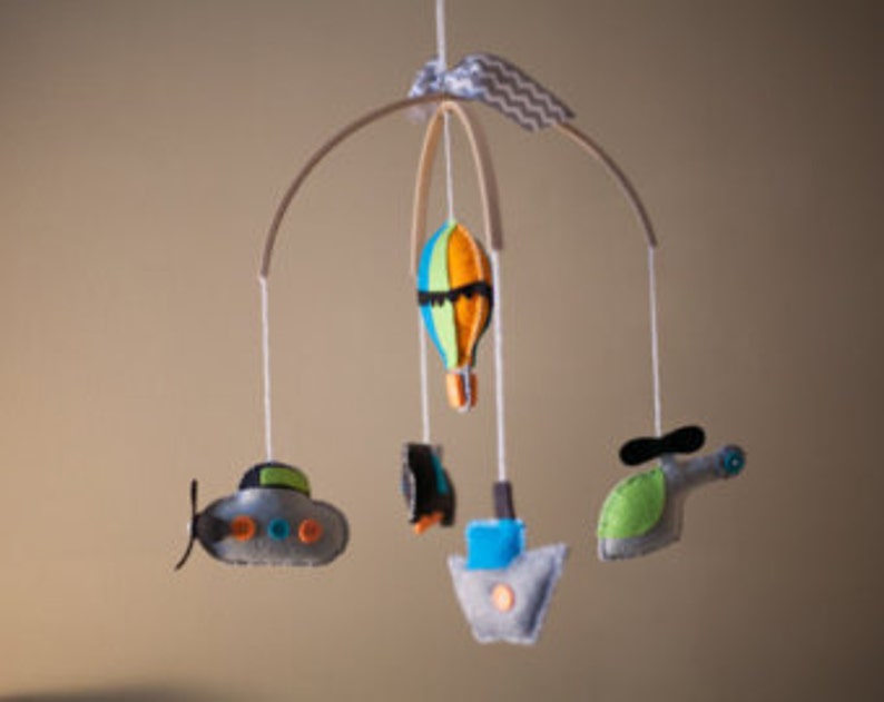 Motorcycle Baby Mobile Baby Crib Mobile Airplane Nursery Etsy
