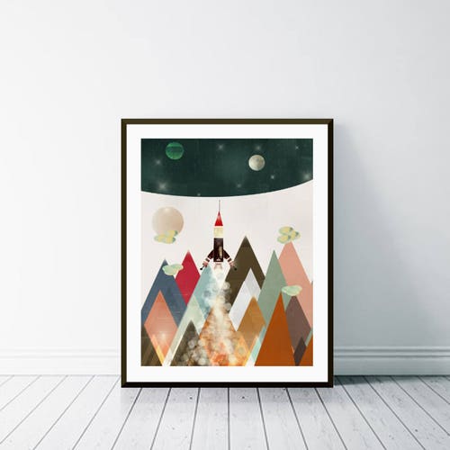 life on the moon. Space travel poster, Solar system print, Solar system poster, Solar system art, Space posters, nursery space theme print