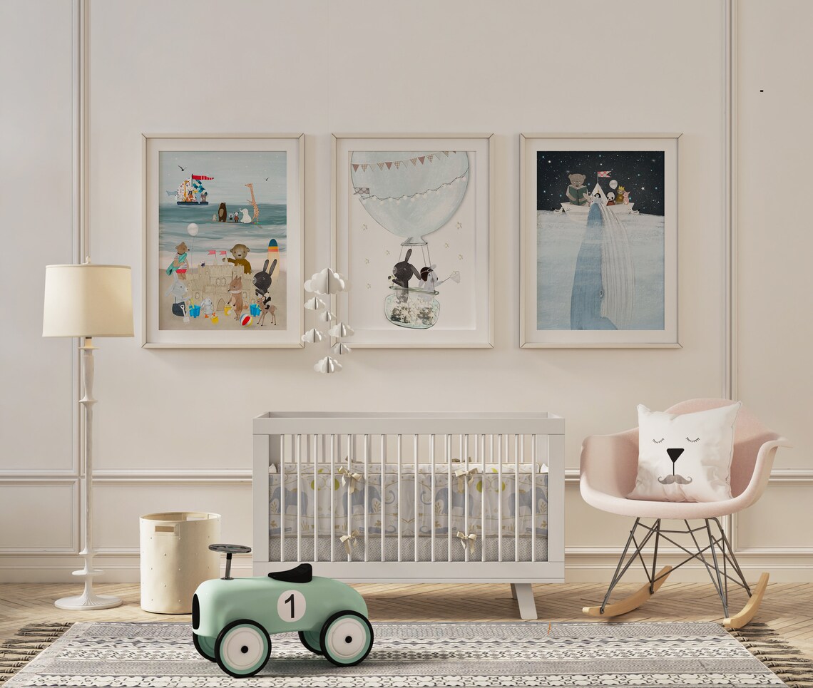 The Alphabet Tree. Nursery Art Children's Wall Art ABC - Etsy