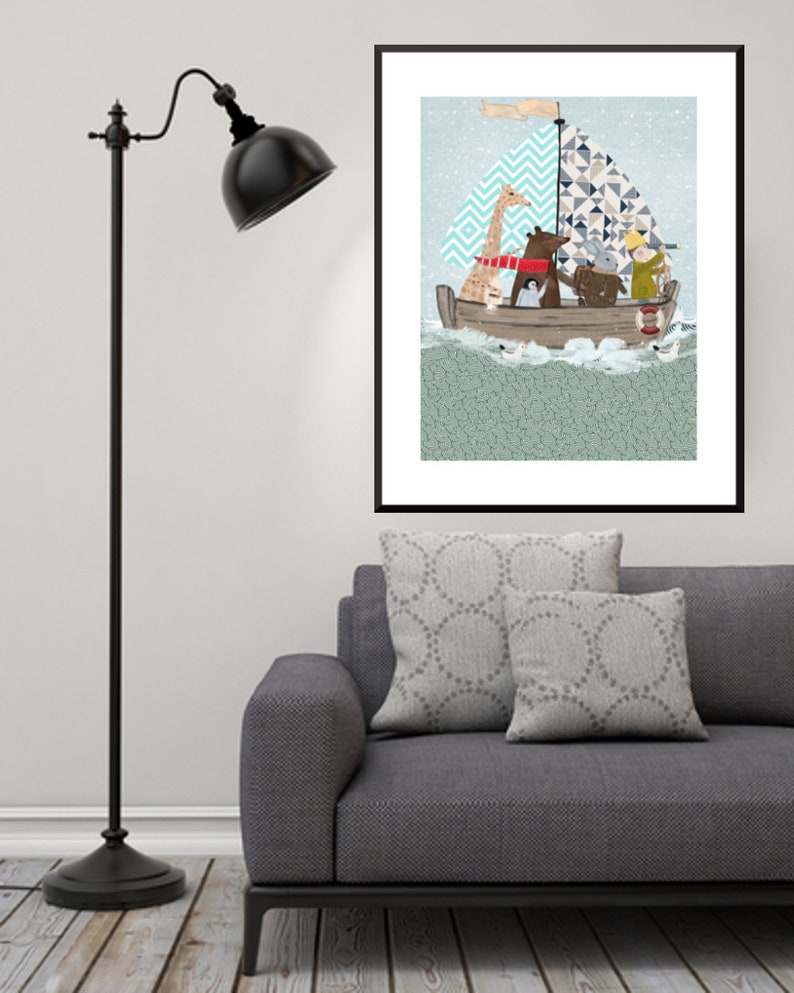 Adventure Ocean. Nursery Art Children's Wall Art Boys Etsy