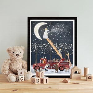 The Star Brigade. Nursery art, Children's wall art, Adventure theme, Woodland Baby nursery art, Children's picture, Nursery print, Whimsical