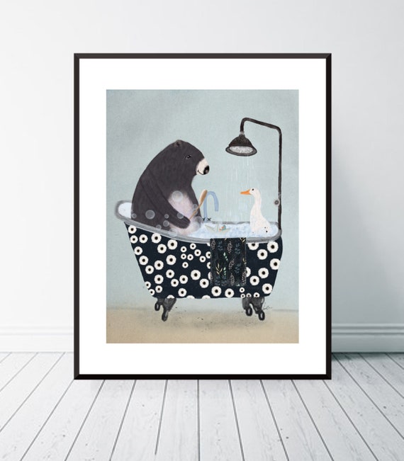 Bath Time Printable Quotes Wall Prints Bath time Kids Bathroom Decor Bathroom Decor Modern Nursery Decor Cute prints Nursery wall art