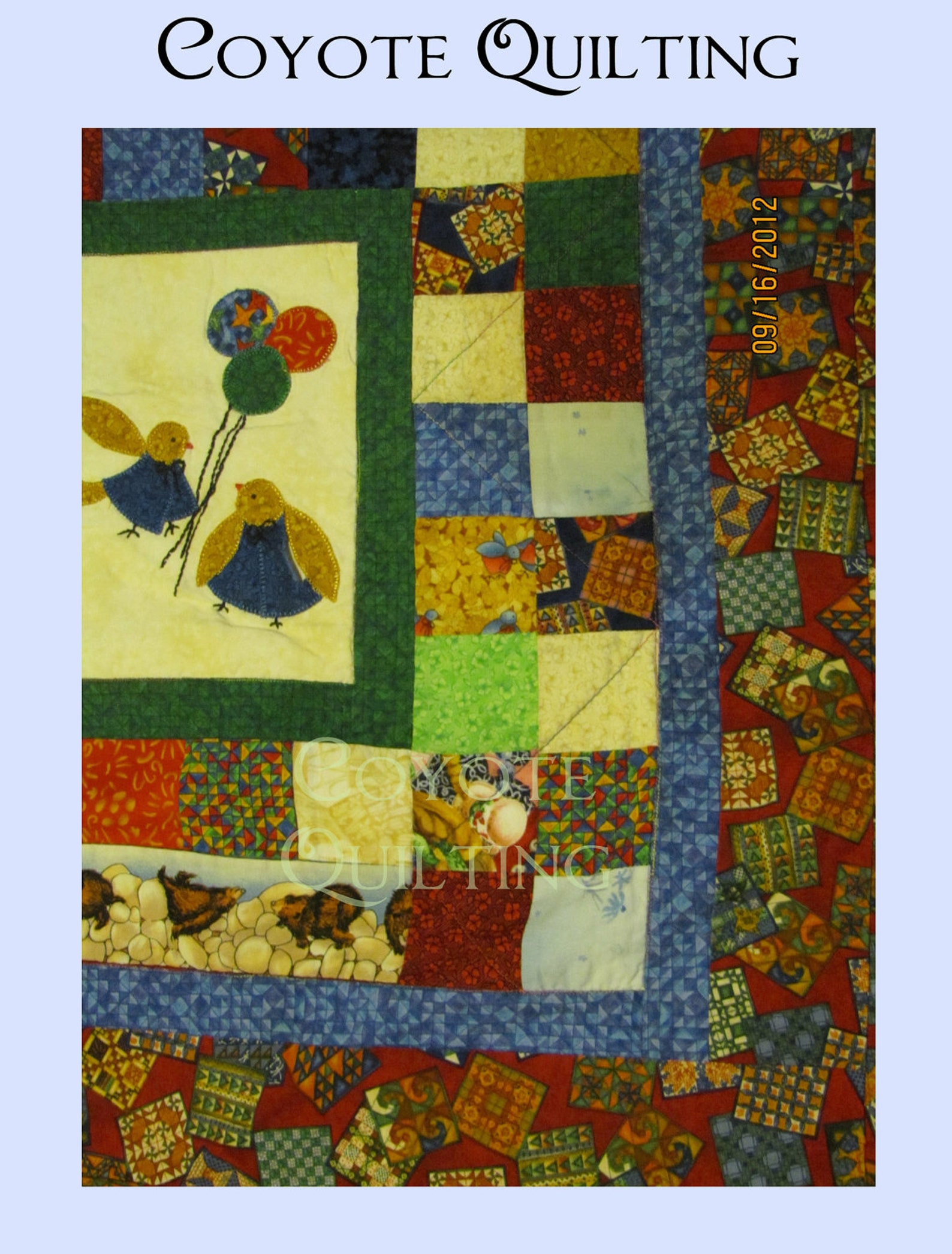 Quiltmaker's Gift Quilt 37x50 by Coyote Etsy