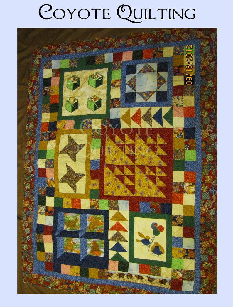 Quiltmaker's Gift Quilt 37x50 by Coyote Etsy