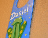 Items similar to Personalized Door Hanger (Children Names) on Etsy