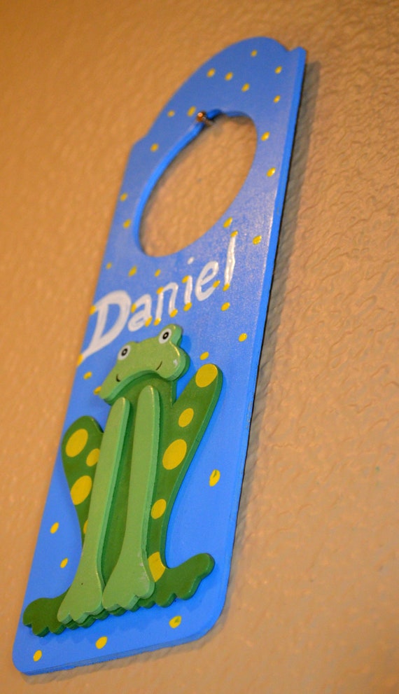 Items similar to Personalized Door Hanger (Children Names) on Etsy